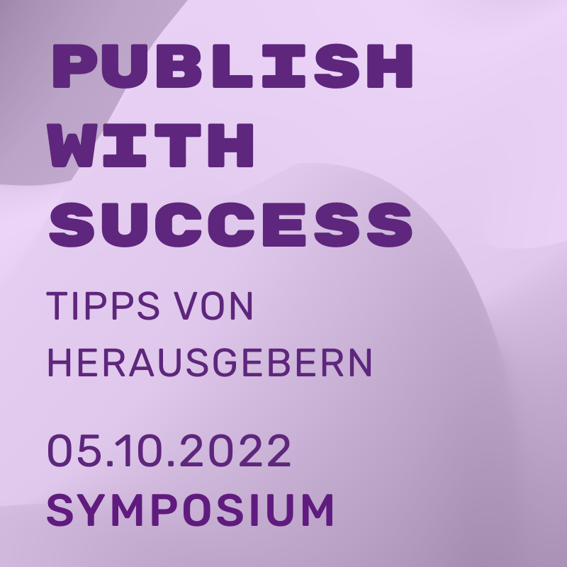 Erfolgreich publizieren!
