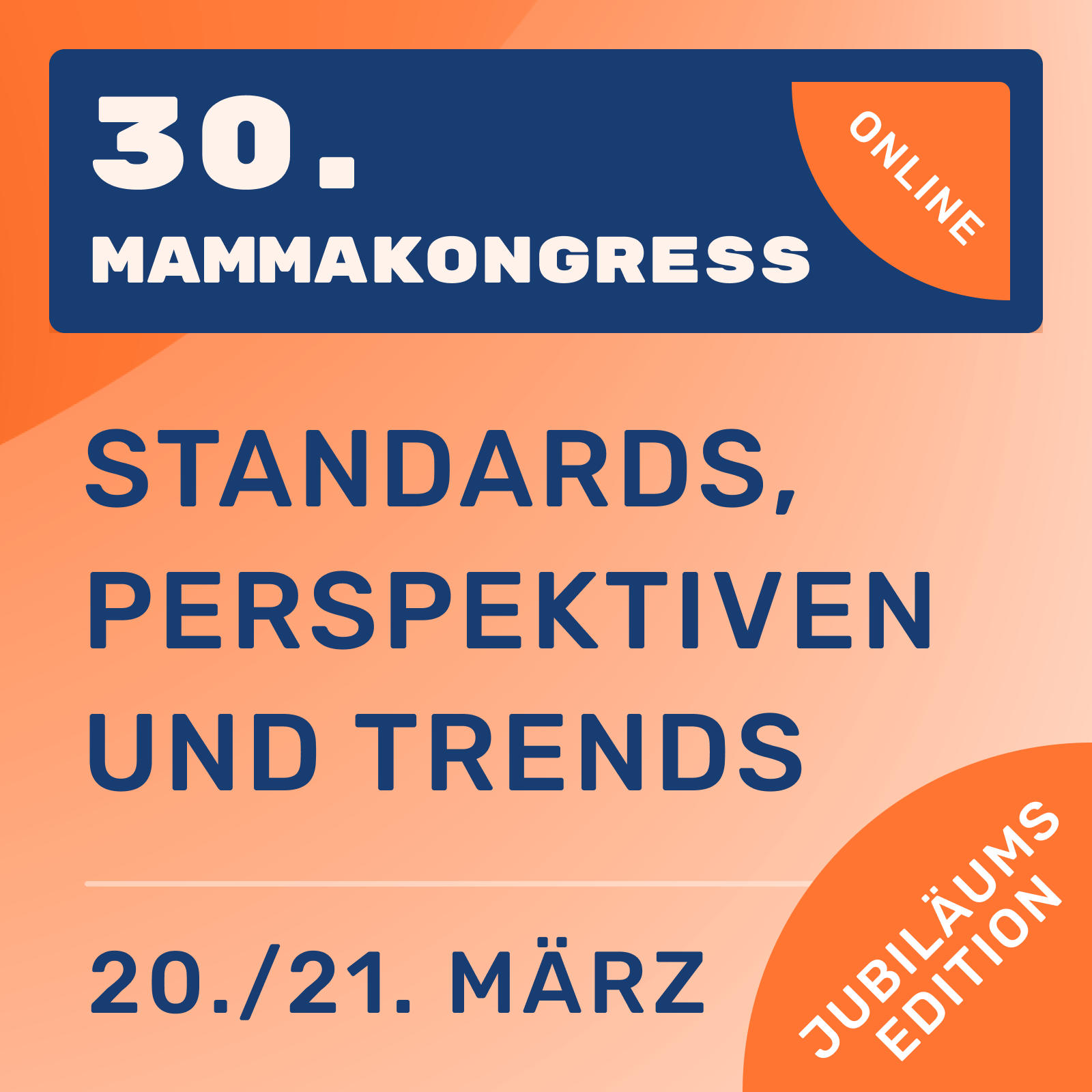 30. Internationaler Fortbildungskurs: <br>Moderne Mammadiagnostik